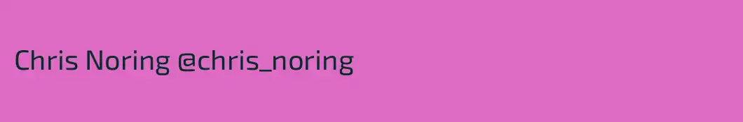 Chris Noring @chris_noring